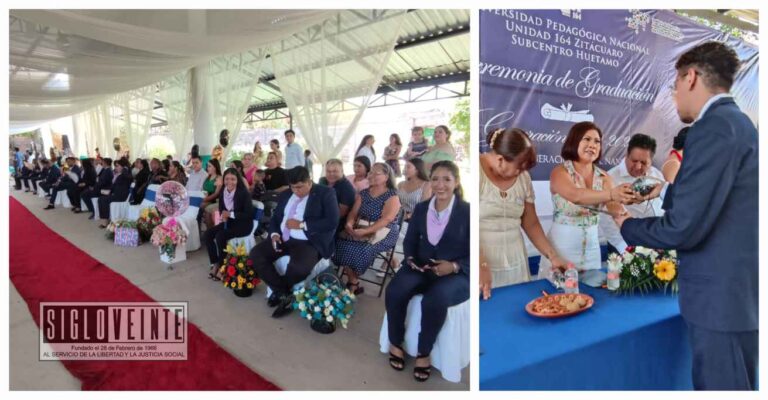 El Subcentro Huetamo de la Universidad Pedagógica Nacional celebró la graduación de las y los nuevos licenciados