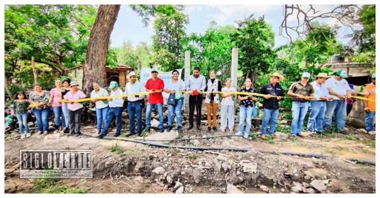 Entrega el presidente municipal de Juárez, importante obra de drenaje en Irapeo de Madero