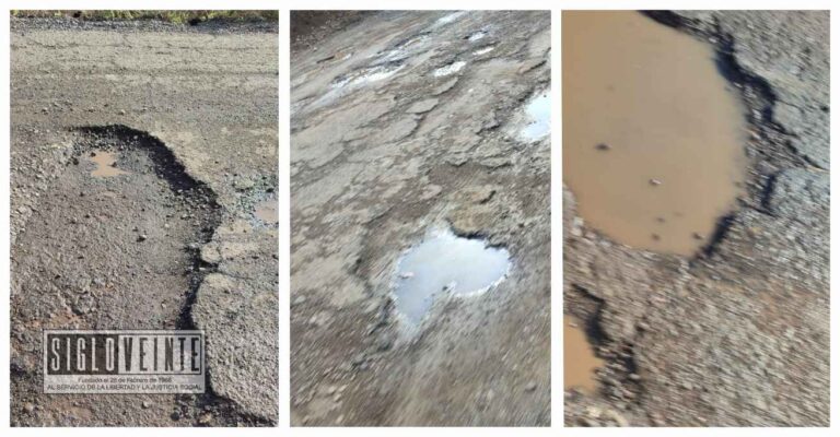 La carretera federal Zitácuaro-Ciudad Altamirano en ruinas ante la falta de mantenimiento y gestión gubernamental; habitantes expresan su frustración por la falta de acciones para reparar la vía