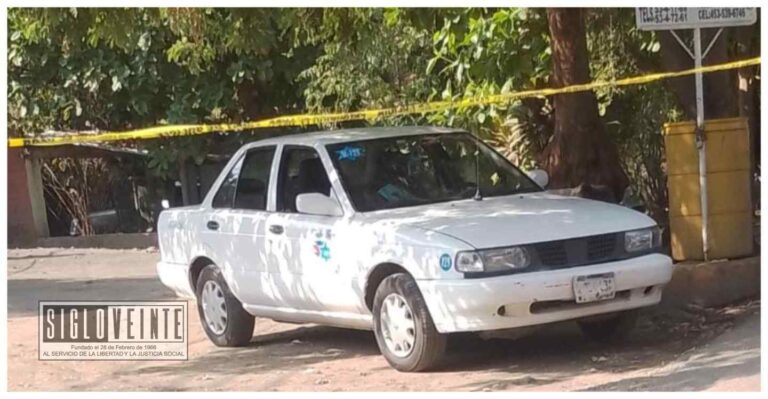 Otro taxista asesinado en Apatzingán, es el tercer ataque en menos de una semana