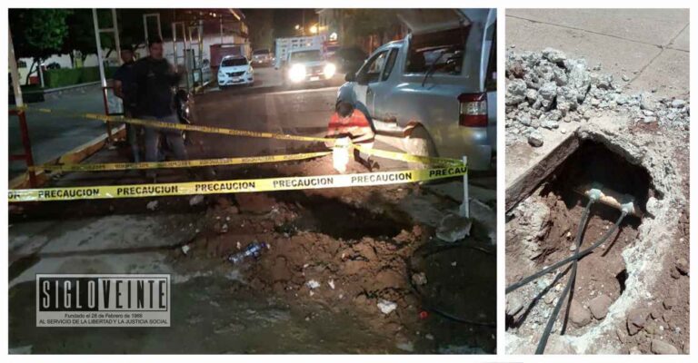 SAPAHU atiende fugas de agua en Huetamo y emite llamado a la responsabilidad ciudadana