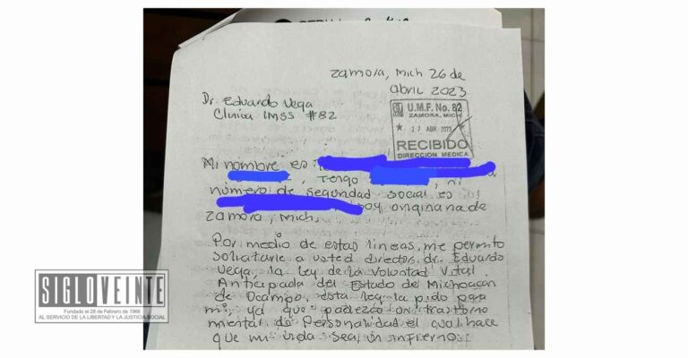 Se registra el primer caso de solicitud de muerte anticipada digna en Michoacán