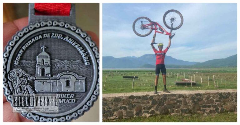 Xavier Sevilla de Iguanas Bike de Huetamo gana la segunda edición del Reto de Bikers Churumuco