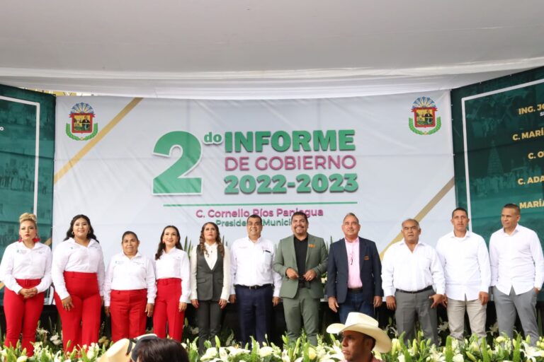 Con su segundo informe de gobierno, Cornelio Ríos Paniagua cumple con su obligación de dar a conocer el estado que guarda el municipio de Juarez