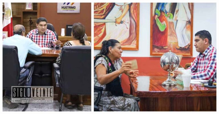 Alcalde de Huetamo escucha y resuelve necesidades de la ciudadanía con programa de atención
