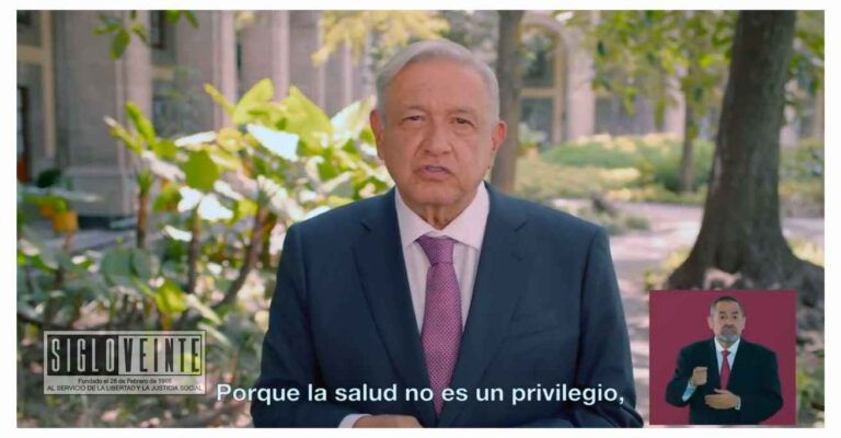 Dice AMLO en spots por su Quinto Informe, que el IMSS-Bienestar garantiza la atención médica y medicamentos gratuitos a todo el pueblo de México
