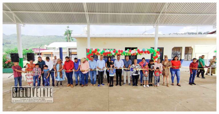 Inaugura el alcalde de Juárez el domo en Zícata de Morelos para fomentar el deporte y la convivencia comunitaria
