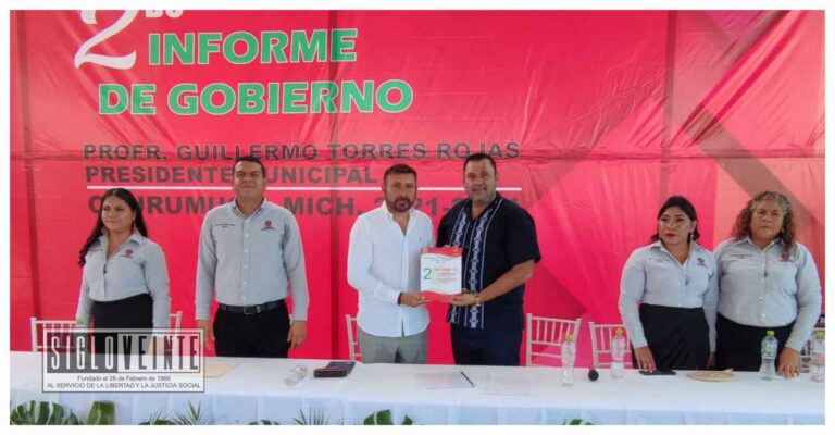 Memo Torres destaca avances y logros en la administración municipal de Churumuco durante su Segundo Informe de Gobierno