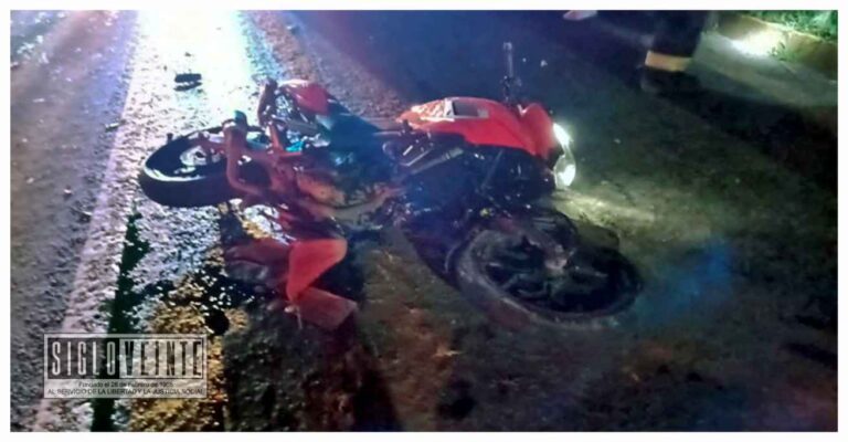 Motociclista muere en accidente en los límites de los municipios de Morelia y Tarímbaro