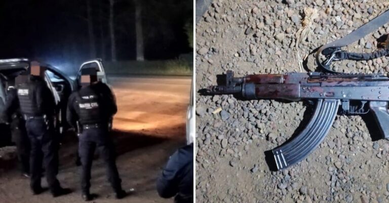 Tras repeler un ataque armado, GC recupera camioneta robada, un presunto agresor falleció y otro está lesionado
