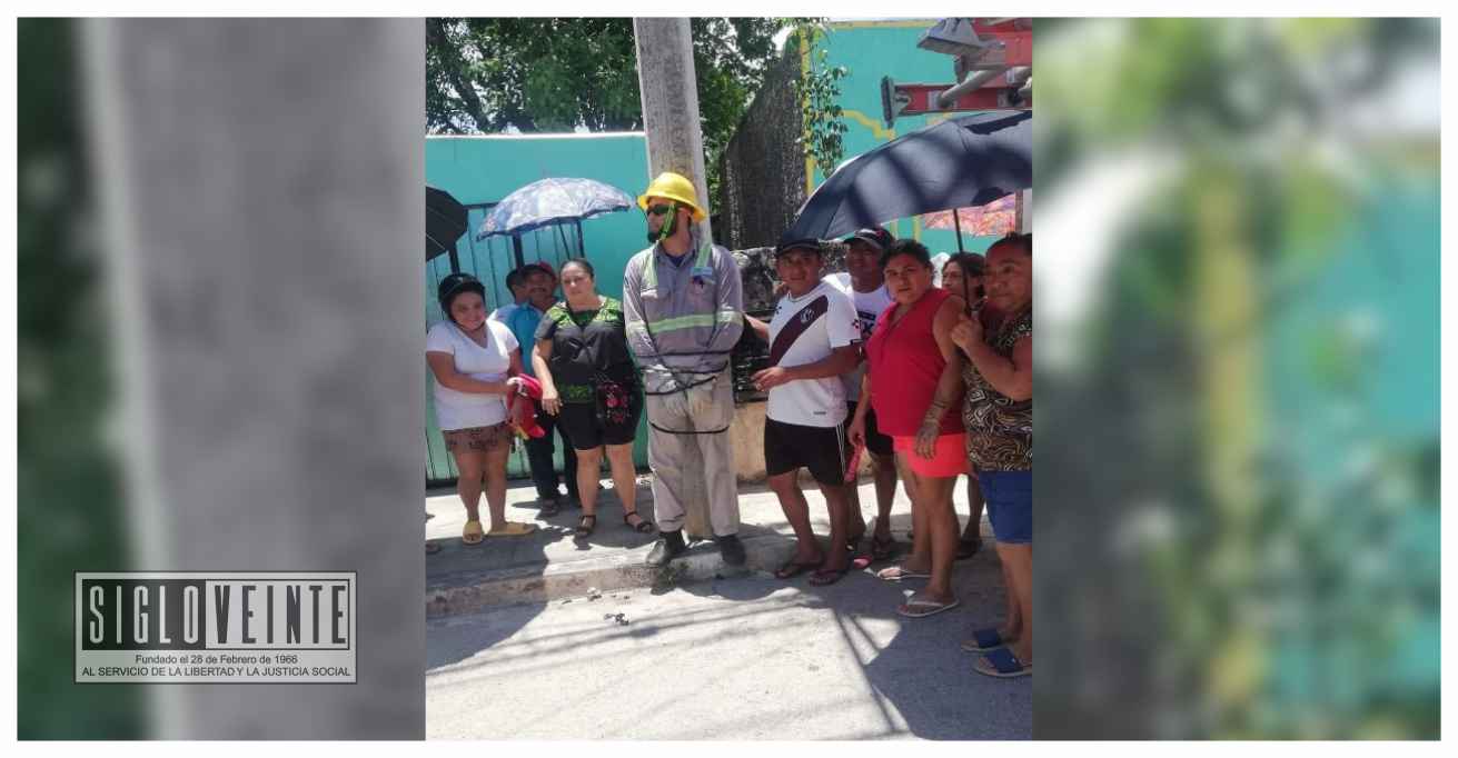 Trabajador de CFE es atado a un poste por vecinos en Yucatán, debido a ...