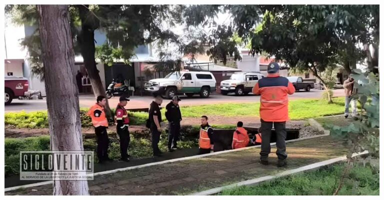Tragedia en Ario de Rosales, ya fue localizado el cuerpo de niño desaparecido tras caer en alcantarilla