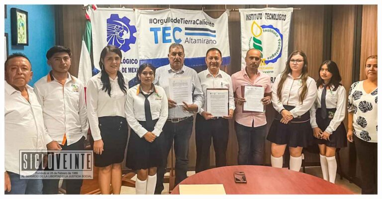 CECYTEM de Riva Palacio acuerda incorporar a sus estudiantes a empresas de Ciudad Altamirano, Guerrero