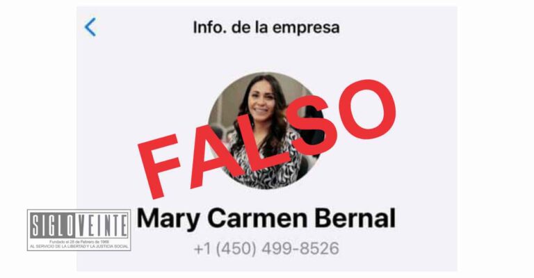 La diputada federal Mary Carmen Bernal Martínez denuncia suplantación de su número telefónico
