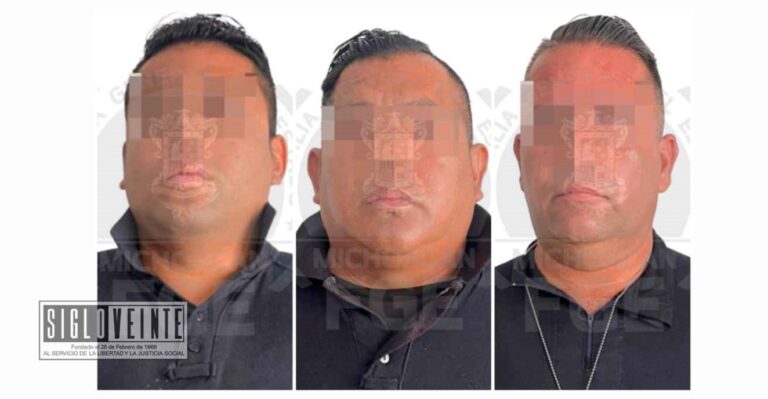 La FGE, SEDENA, CONASE y SSP detienen a tres policías municipales de Zamora, presuntos responsables de la desaparición de 3 personas