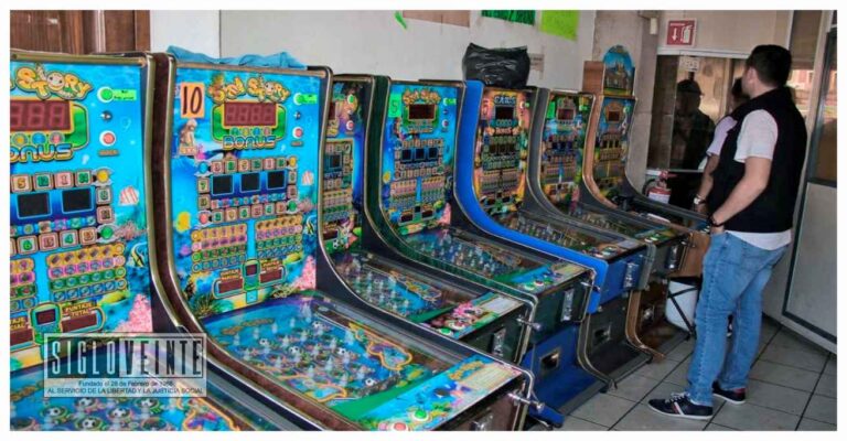 Aseguran 11 máquinas tragamonedas que operaban ilegalmente en el Libramiento de Morelia
