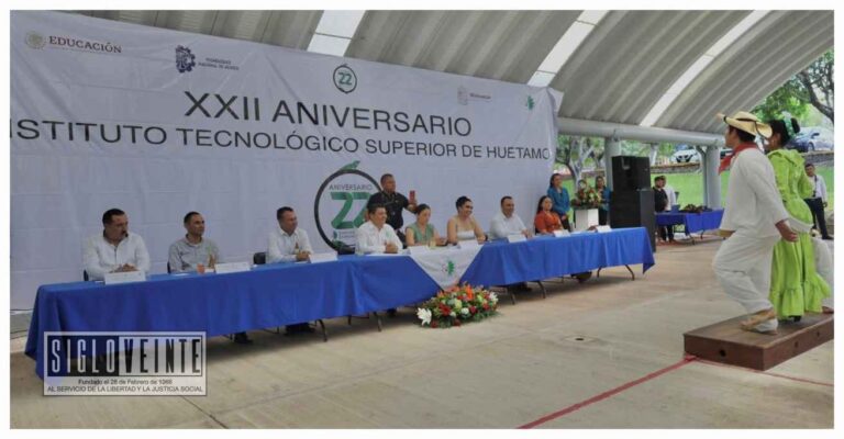 Conmemora el Instituto Tecnológico Superior de Huetamo su Vigésimo Segundo aniversario de fundación