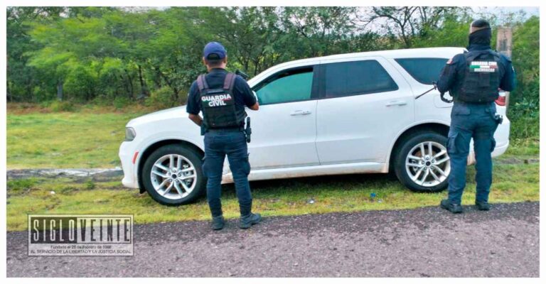 En las últimas horas, la Guardia Civil recupera un vehículo robado en el municipio de Tuzantla