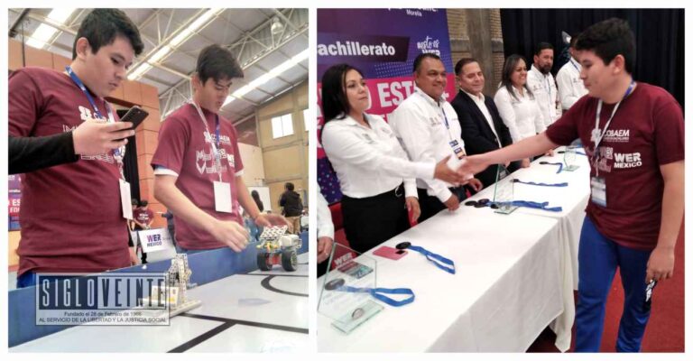 Henry Josué Martínez y Christopher Aldegundo del COBAEM Plantel Huetamo se clasifican para la etapa nacional del Torneo Mundial de Robótica WER 2023
