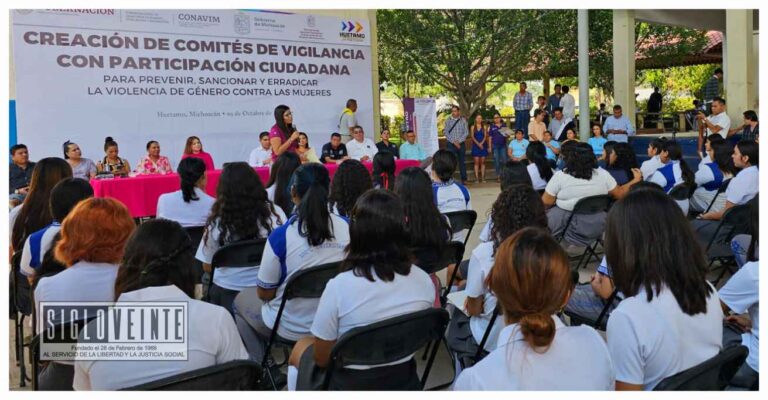 Instalaron en Huetamo el Comité de Vigilancia para prevenir violencia de género, además se generaron acciones reeducativas e integrales