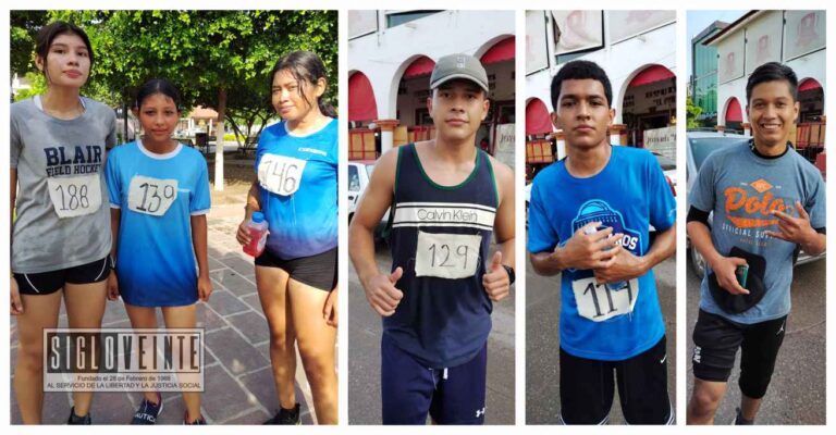 Matilde Ortiz y Manuel Gómez, son los ganadores de la Carrera Atlética por el 40 aniversario del Colegio de Bachilleres Plantel Huetamo