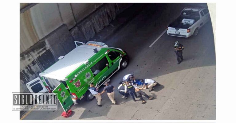 Muere en el hospital hombre que se aventó al túnel del Libramiento de Morelia