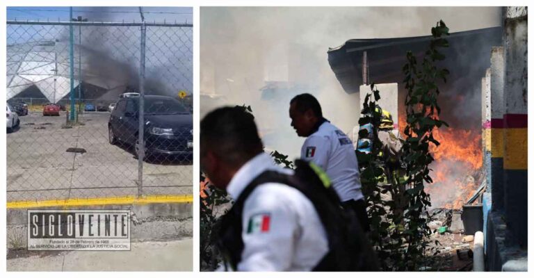Se registran dos incendios en edificios públicos de Morelia, no hubo lesionados