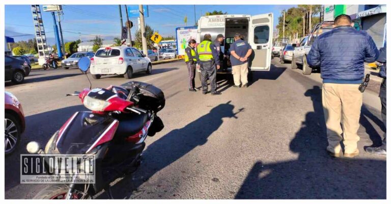 Accidente en el libramiento de Morelia deja herido a un agente de la FGE Michoacán