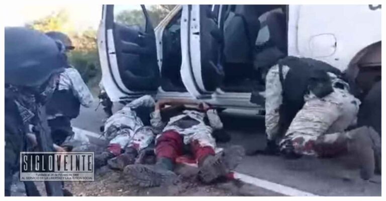 Ataque armado a elementos de la Guardia Nacional en Vista Hermosa deja tres elementos heridos, les robaron armas y patrulla