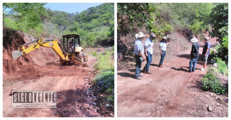 Ayuntamiento de Tuzantla da inicio a la pavimentación del acceso y calle principal en El Balseadero