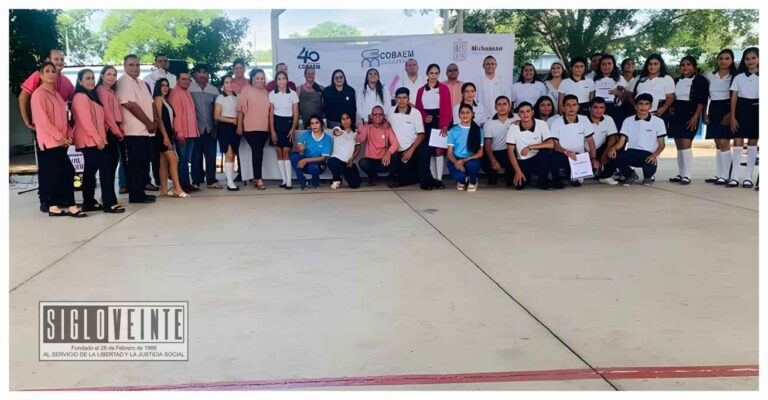 Celebra el Colegio de Bachilleres plantel Paso de Núñez 14 años de excelencia educativa