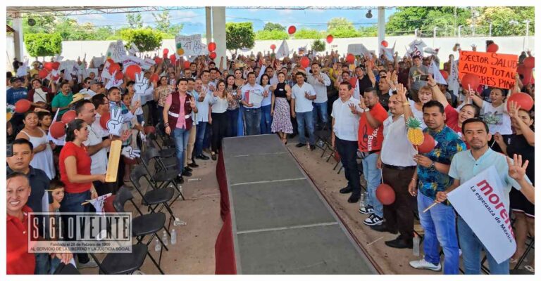 En Huetamo y la región, Carlos Torres Piña llama a defender los logros de la 4T en México y Michoacán