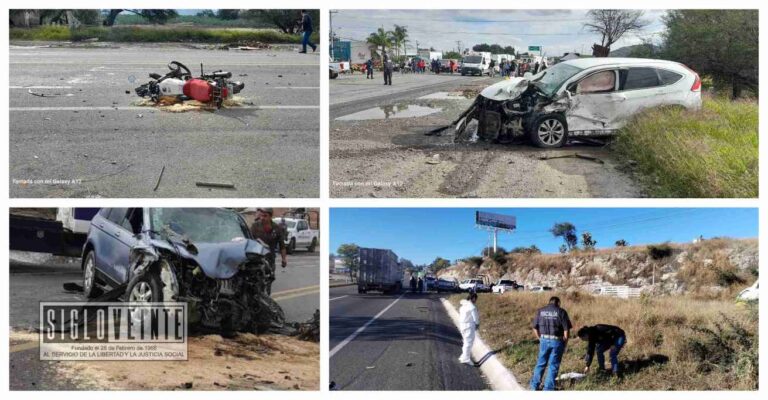 En las últimas 24 horas: 3 personas muertas, varios heridos y un tigre atropellado en accidentes en varios puntos de Michoacán