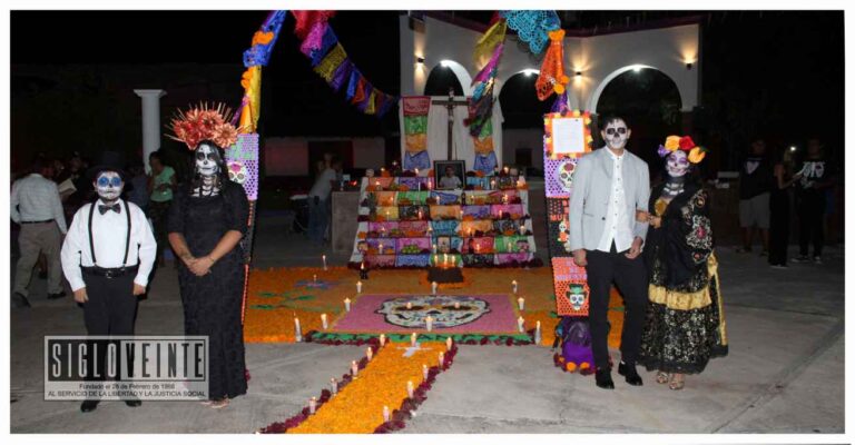 En pro de la difusión y rescate de tradiciones en el Día de Muertos en Tiquicheo