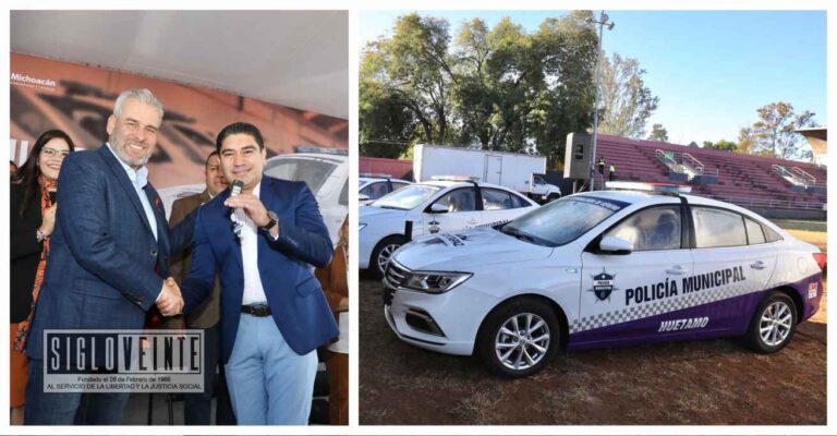 Gobierno municipal de Huetamo recibe patrulla y equipamiento para combatir violencia de género contra las mujeres