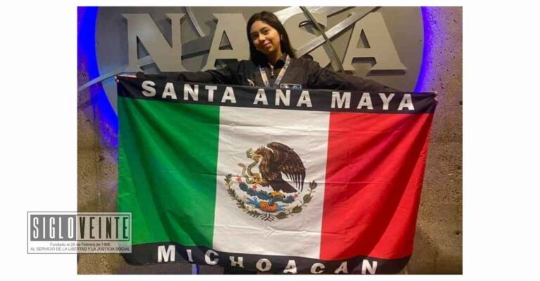 La michoacana Fátima López de Santa Ana Maya ¡llegó a la NASA!