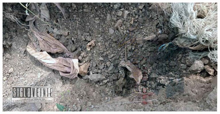 Al hacer arreglos en su casa, descubren osamenta en la tenencia de Las Guacamayas