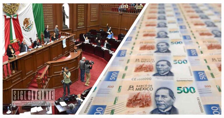 Aprueba el Congreso del Estado el presupuesto de Michoacán para 2024, será de 95 mil 471 millones 978 mil 325 pesos