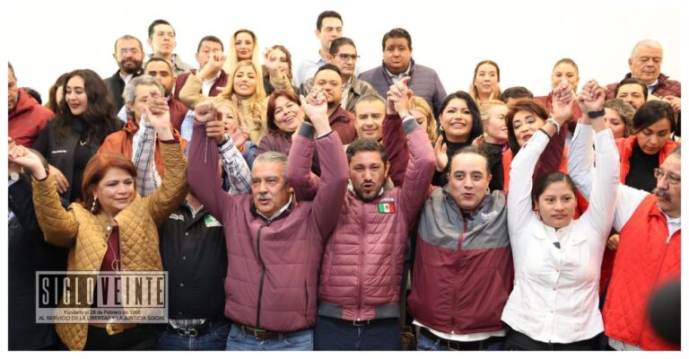 Arropados por la Coalición, reafirman Raúl Morón y Celeste Ascencio unidad para el 2024