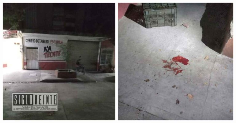 Balean a pareja de parroquianos en el centro botanero ‘Esquipulas’ de Ciudad Altamirano