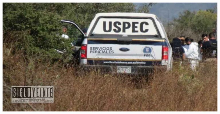 Encuentran cadáver ‘encostalado’ en un barranco de la carretera Tacámbaro-Chupio