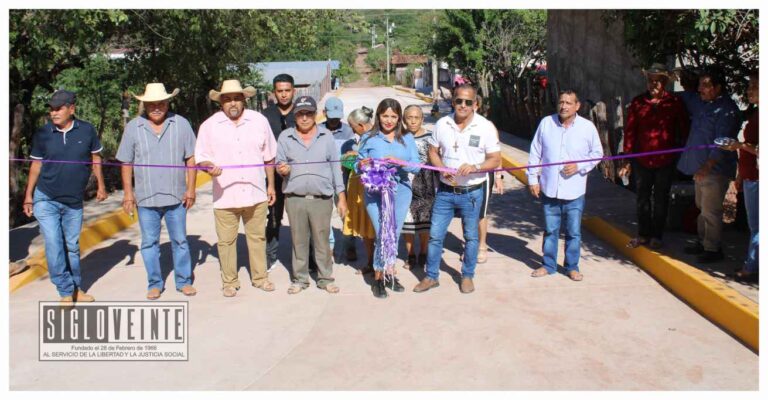 Importa vialidad en la tenencia de San Miguel Canario, fue inaugurada por la alcaldesa de Tiquicheo Catalina Pérez Negrón