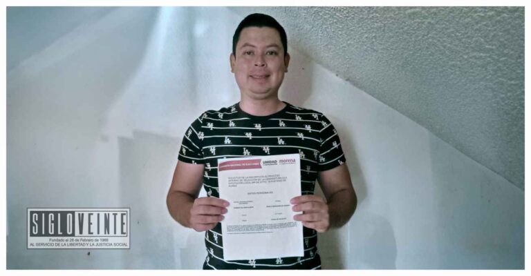 Miguel Eduardo Román se inscribe en el proceso interno de selección de la candidatura para la diputación local del Distrito XVIII de Huetamo por Morena