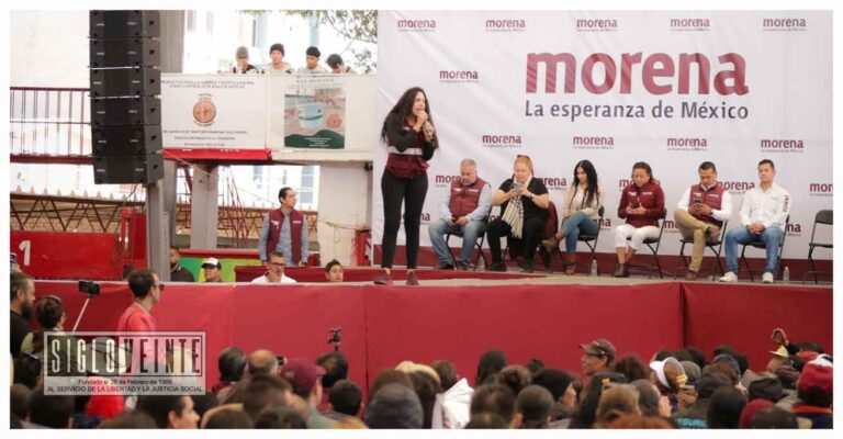Morena en Michoacán y México imparable, lo respalda el pueblo: Giulianna Bugarini
