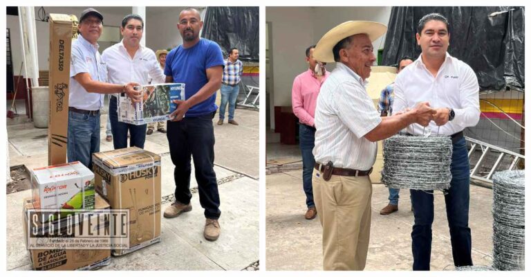 Pablo Varona Estrada impulsa con subsidios a los sectores agrícola y ganadero del municipio