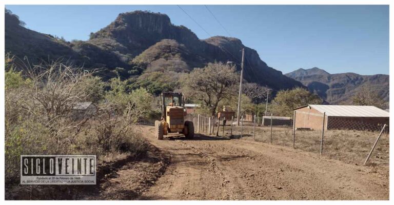 El Ayuntamiento de Nocupétaro prioriza la accesibilidad con rehabilitación de caminos rurales