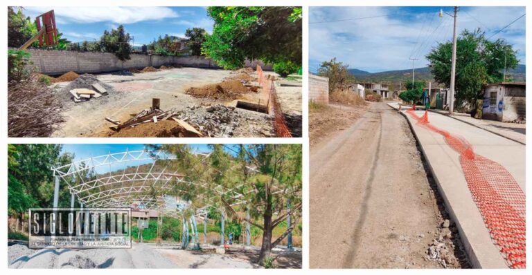 El progreso y bienestar no se detiene en el municipio de Juárez, están en construcción tres importantes obras: Cornelio Ríos