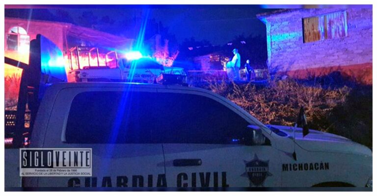 En Tacámbaro, asesinan a 2 hermanos con varios disparos de escopeta