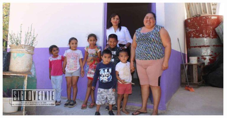 Entrega la alcaldesa de Tiquicheo otro paquete de cuartos dormitorios a familias de las comunidades