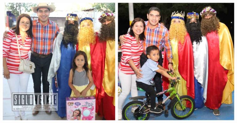 Pablo Varona lleva alegría a las niñas y niños de las comunidades con motivo del Día de Reyes